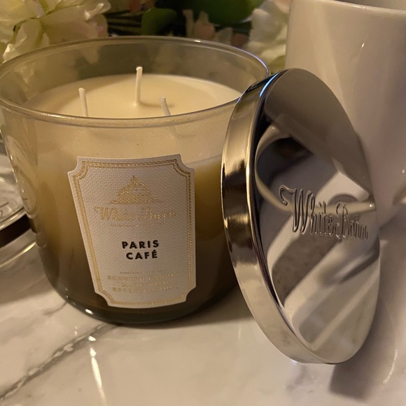 NWT🏷DISCONTINUED☕️🍶”Paris Café”White Barn Candle - Picture 5 of 8